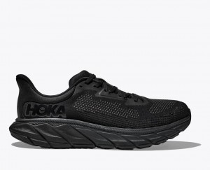 Men's HOKA Arahi 7 Running Shoes Black | XANGV3945