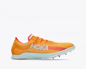 Men's HOKA Cielo X LD Track Spikes Orange | GQSWP6842