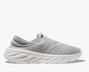 Men's HOKA Ora Recovery 2 Slip On Shoes Grey | TOGHJ9874