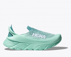 Men's HOKA Restore TC Walking Shoes Mint | TCGDR2179