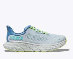 Women's HOKA Arahi 7 Running Shoes Light Blue | AQZKS8914