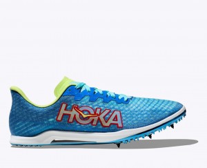 Women's HOKA Cielo X 2 MD Track Spikes Blue / Green | HBEPZ9345