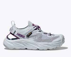 Women's HOKA Hopara 2 Sandals Grey / Purple | HCPKE5907