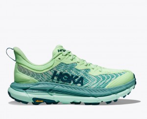 Women's HOKA Mafate Speed 4 Trail Running Shoes Green | QUSZI5083