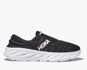 Women's HOKA Ora Recovery 2 Slip On Shoes Black | JWSIM7305