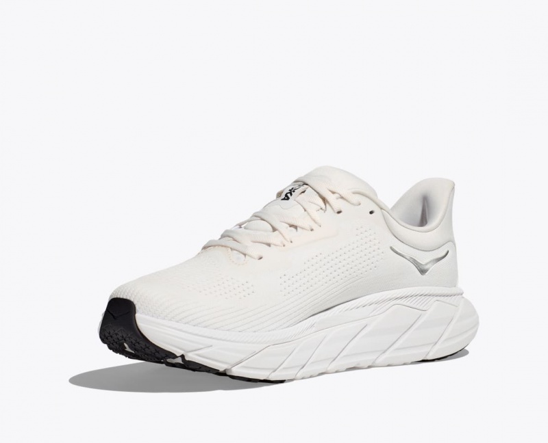 Men's HOKA Arahi 7 Running Shoes White | RQEOS7480