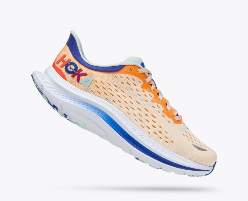 Men's HOKA Kawana Sneakers Orange / White | BEMYI3672