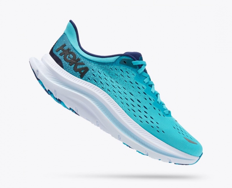 Men's HOKA Kawana Sneakers Turquoise | TXIOW3856