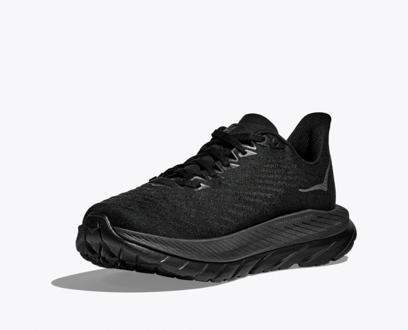 Men's HOKA Mach 5 Running Shoes Black | KYITL7523