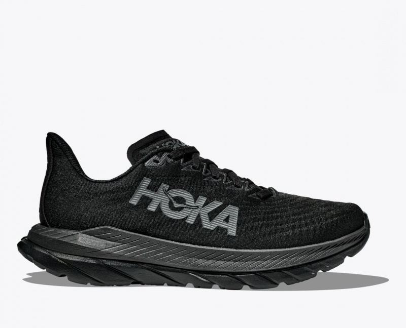 Men\'s HOKA Mach 5 Running Shoes Black | KYITL7523