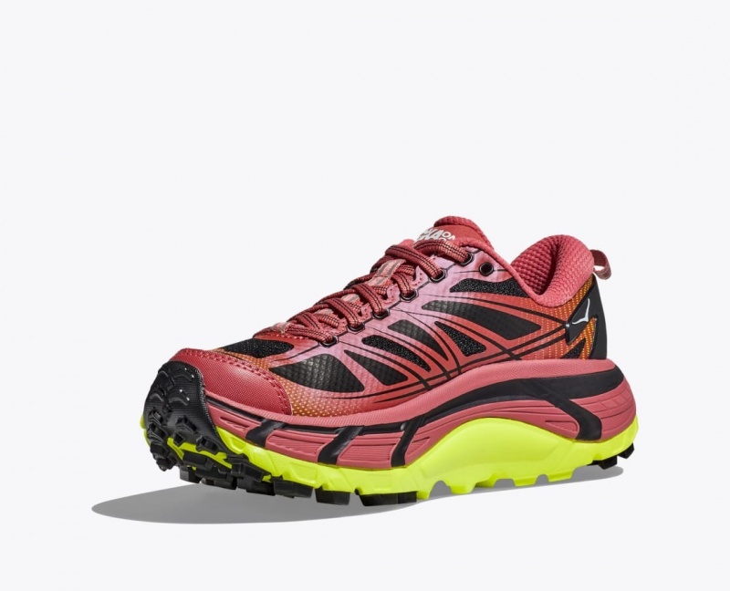 Men's HOKA Mafate Speed 2 Sneakers Red / Black | RYDFP6789