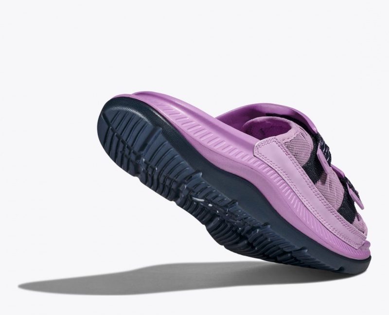 Men's HOKA Ora Luxe Slide Pink | BKQZA1435