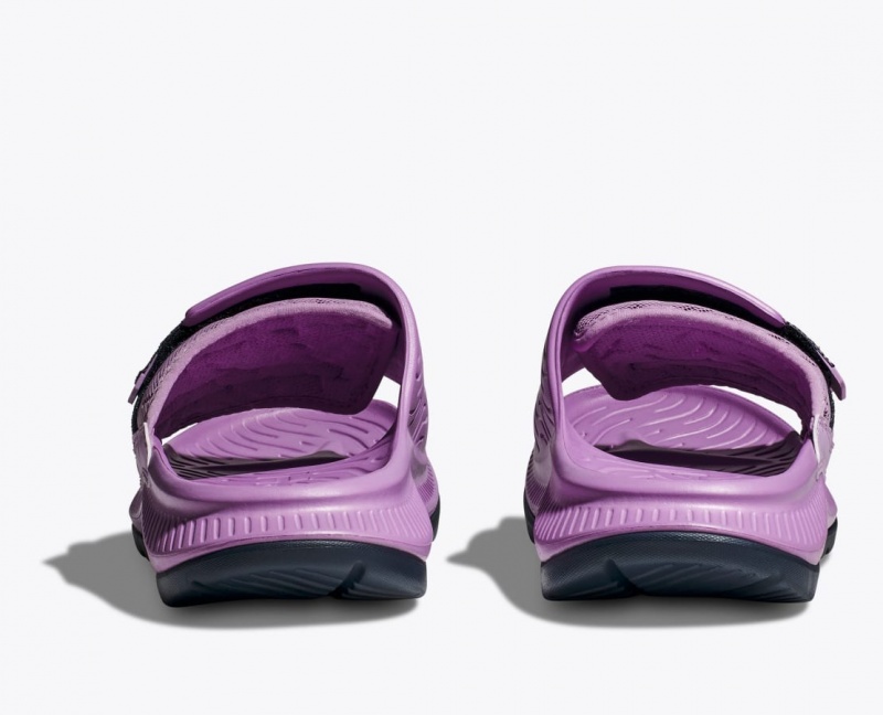 Men's HOKA Ora Luxe Slide Pink | BKQZA1435