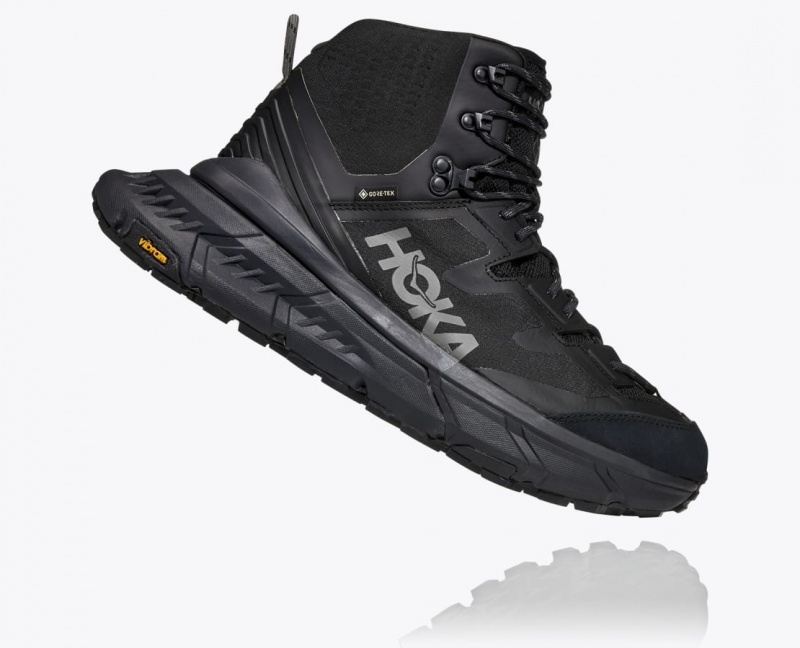 Men's HOKA TenNine Hike GTX Hiking Boots Black | NEUVF1684