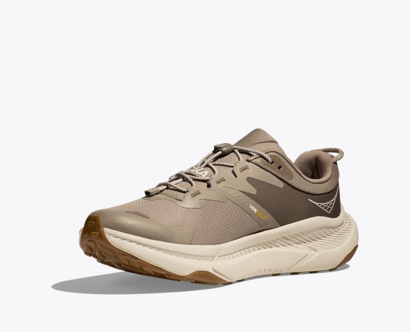 Men's HOKA Transport Walking Shoes Khaki | YMJNA2316