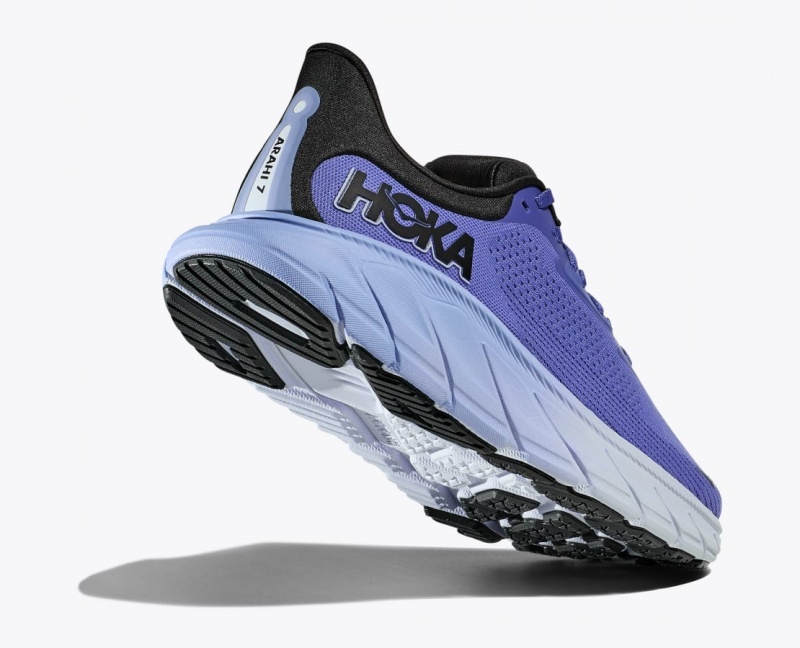 Women's HOKA Arahi 7 Running Shoes Dark Blue | KPWZG7523