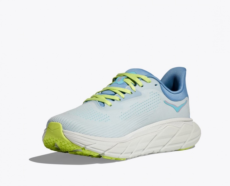 Women's HOKA Arahi 7 Running Shoes Light Blue | AQZKS8914