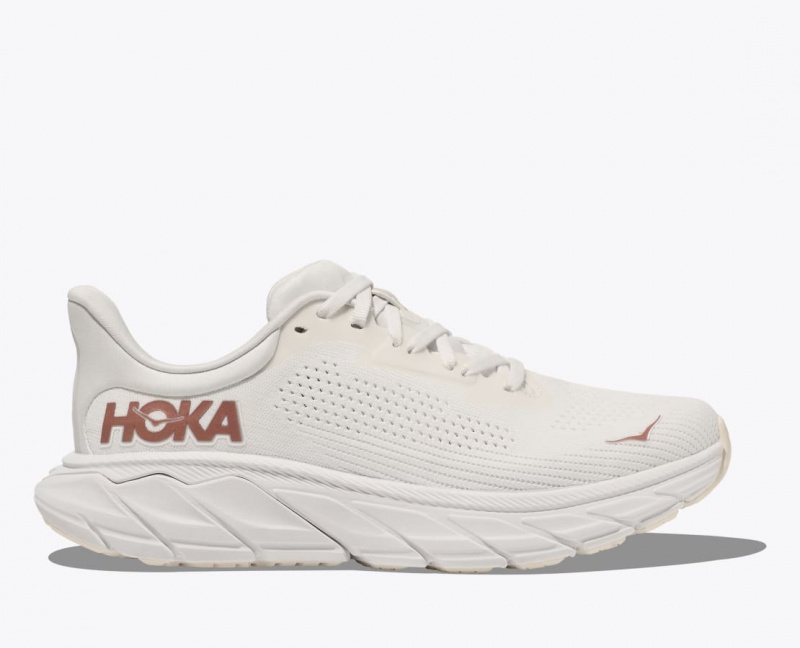 Women\'s HOKA Arahi 7 Running Shoes White | EAPZS9037