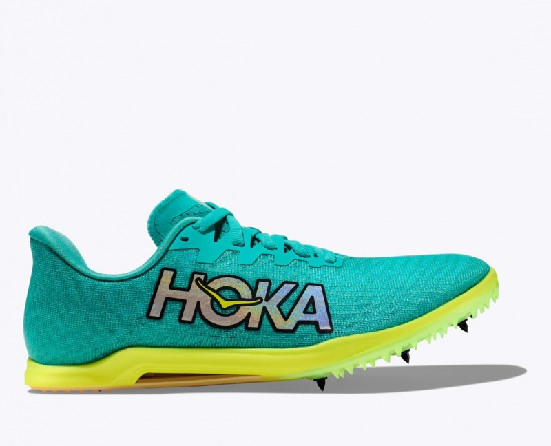 Women\'s HOKA Cielo X 2 MD Track Spikes Turquoise | HPJDO0786