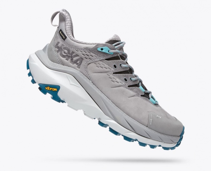 Women's HOKA Kaha 2 Low GTX Hiking Shoes Grey | GKDOZ9708