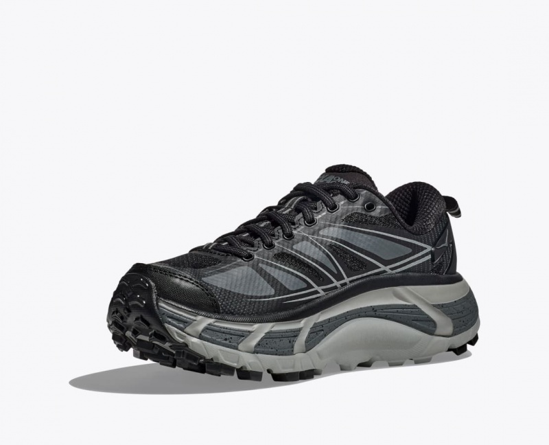 Women's HOKA Mafate Speed 2 Sneakers Black | RHWPV3289