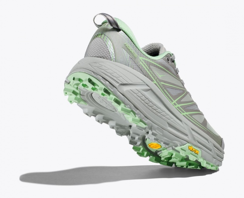 Women's HOKA Mafate Speed 2 Sneakers Grey / Green | UZESX8320