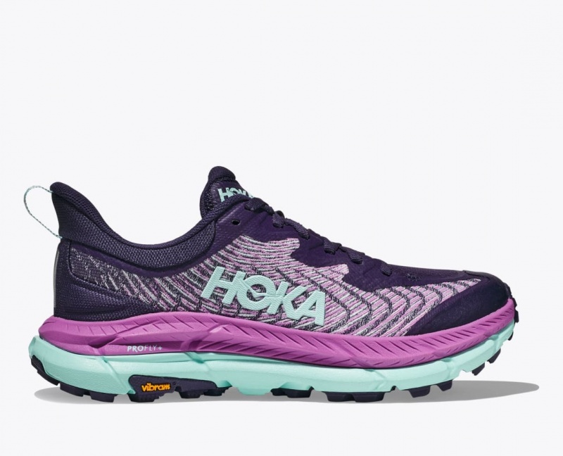 Women\'s HOKA Mafate Speed 4 Trail Running Shoes Purple / Pink | DVFJN7459