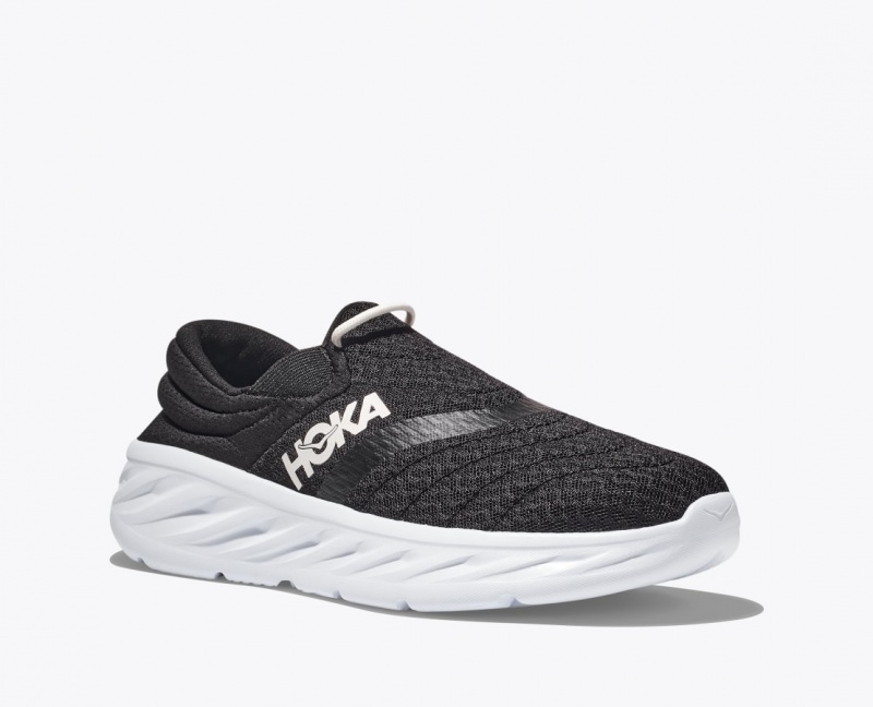 Women's HOKA Ora Recovery 2 Slip On Shoes Black | JWSIM7305