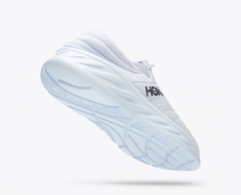 Women's HOKA Ora Recovery 2 Slip On Shoes White | EPMIR6574