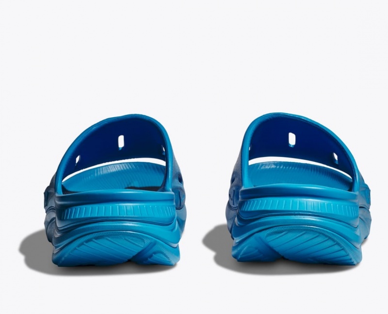 Women's HOKA Ora Recovery 3 Slide Blue | OICAH0825