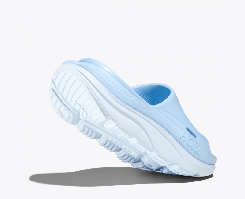 Women's HOKA Ora Recovery 3 Slide Light Blue | KTDLS8073