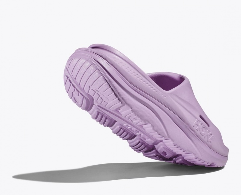 Women's HOKA Ora Recovery 3 Slide Light Purple | VLFDC4805