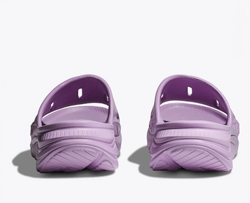 Women's HOKA Ora Recovery 3 Slide Light Purple | VLFDC4805