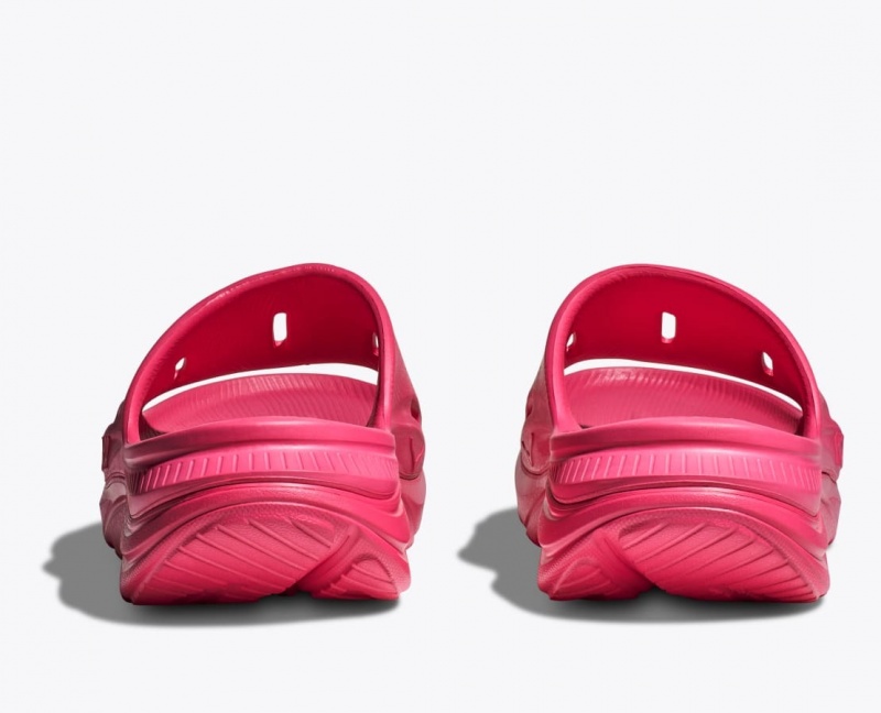 Women's HOKA Ora Recovery 3 Slide Red | EMUKJ7836