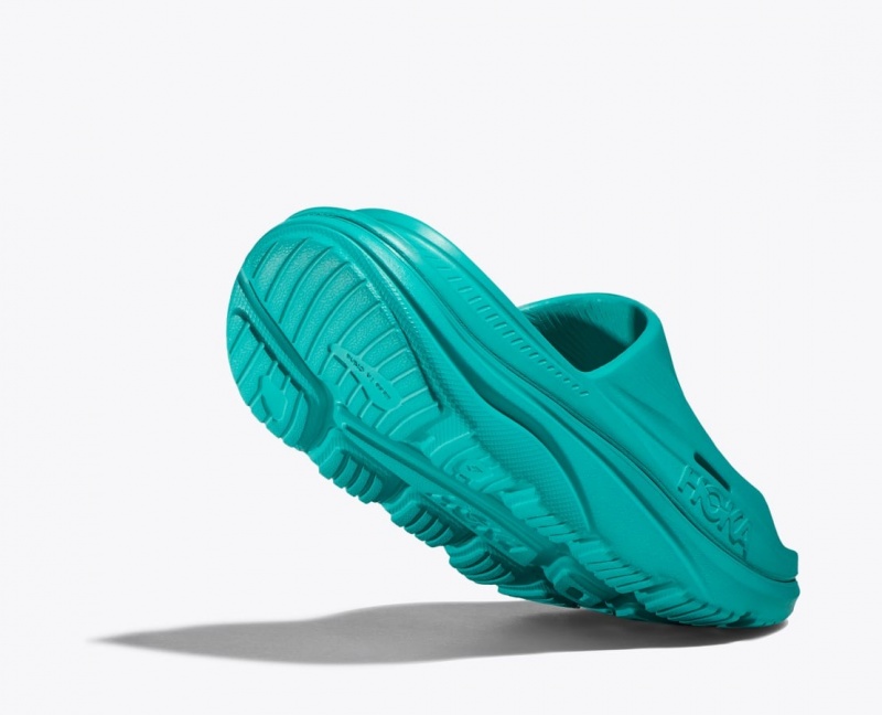 Women's HOKA Ora Recovery 3 Slide Turquoise | IFOLM7604