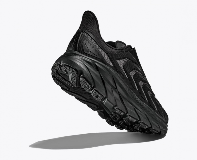 Women's HOKA Project Clifton Sneakers Black | HGYSL2750