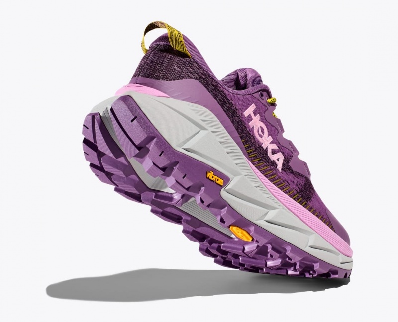 Women's HOKA Skyline-Float X Hiking Shoes Purple | PBTHJ2489