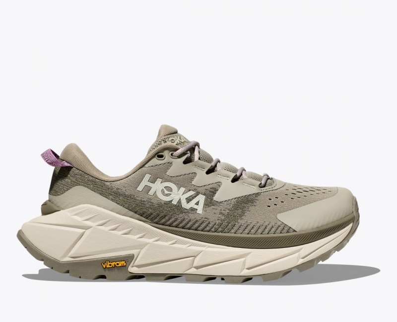 Women\'s HOKA Skyline-Float X Hiking Shoes Khaki | SOXNF7536