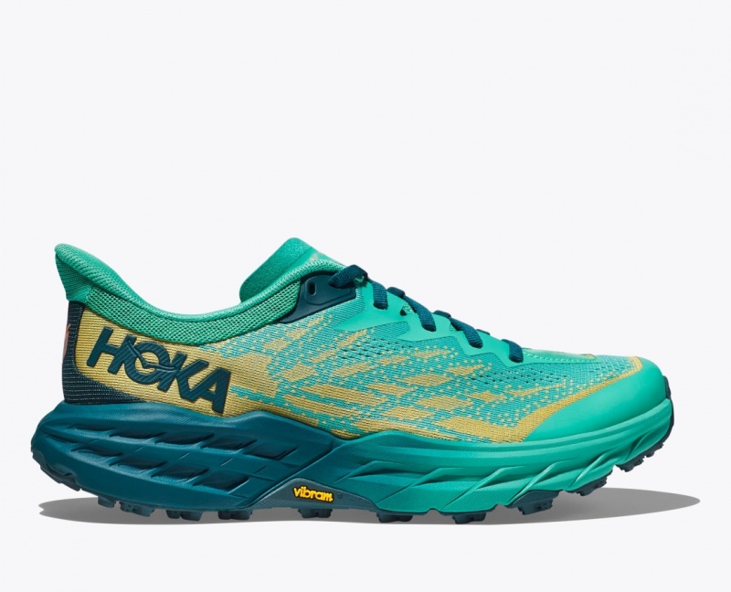 Women\'s HOKA Speedgoat 5 Trail Running Shoes Deep Turquoise | RMFBK5731